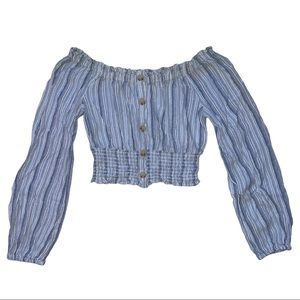 aeropostale off the shoulder top